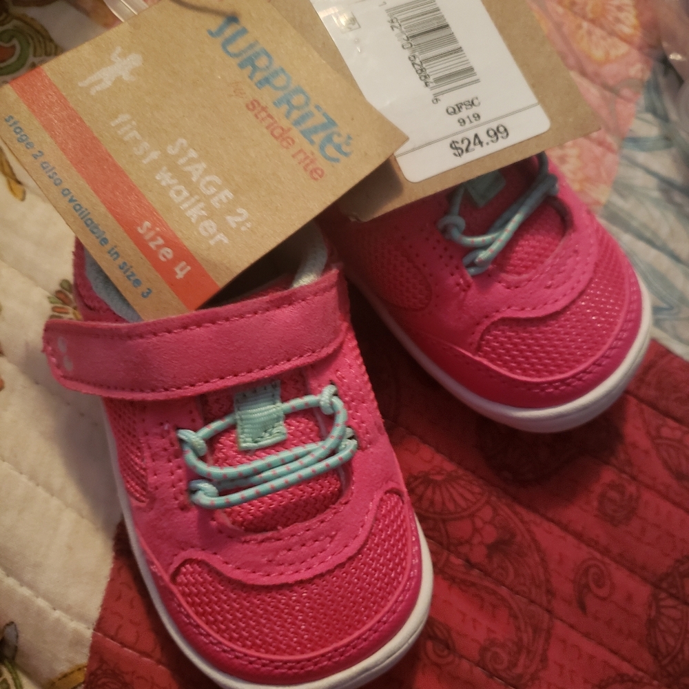 Pink First Walker Shoes